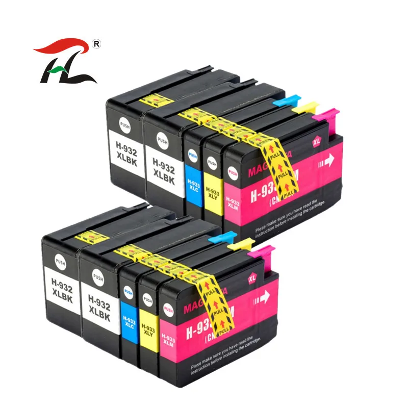 Картридж для принтера HP Officejet 6100 6600 6700 7110 7610 7612|hp 933 cartridge|hp cartridge 933hp 932xl |