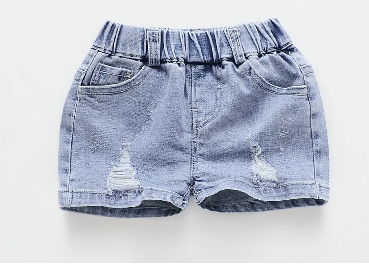Childrenswear Children Elastic Denim Shorts New Style Children Summer Thin Section Men And Women Baby Korean-style Pants Fa