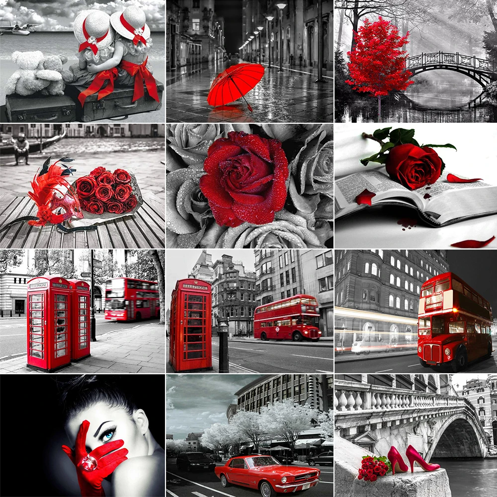 5D-DIY-Diamond-Painting-Black-and-White-Red-Series-Full-Square-Round-Diamond-Embroidery-Mosaic-Home