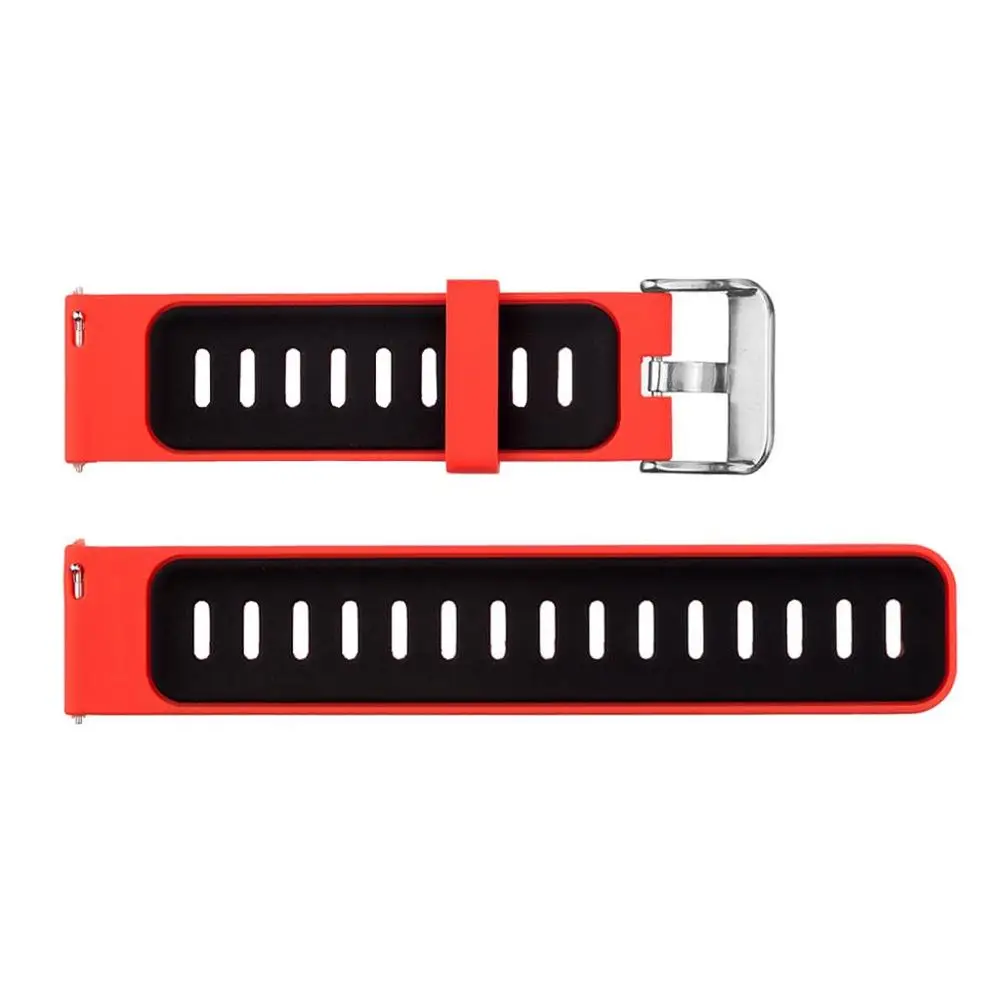 Силиконовый ремешок для часов Huami Amazfit stratos pace gts gtr 47 мм huawei GT2 46 на