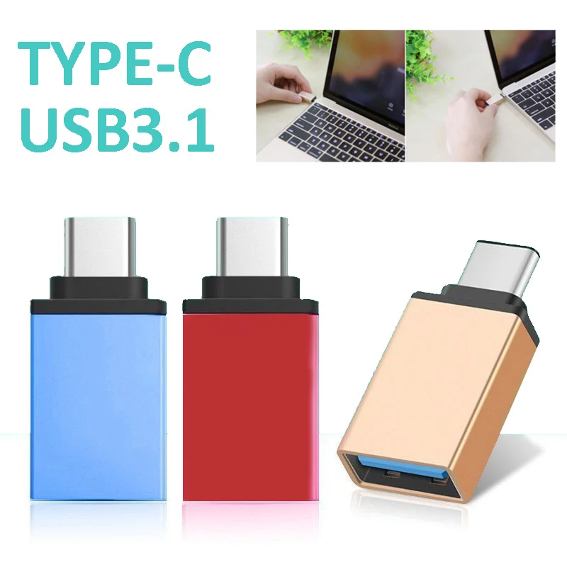 Тип C к USB 3,1 адаптер конвертер 5 Гбит/с портативный для Клавиатура для сотового телефона геймпад OUJ99