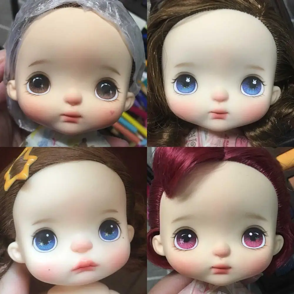 Индивидуальные лица для кукол holal, 16 см куклы как holal куклы, волосы можно выбрать 20191031