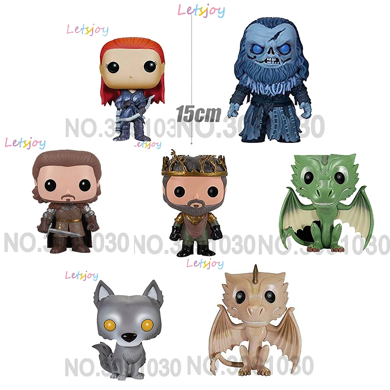 Официальный ребенок yada Daenerys Viserion другие Ренли Робб Старк Ygritte поп лошадь фигурку