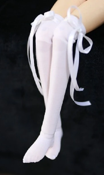

Розничная продажа, игрушка BJD SD 65 см 1/3 1/4 1/6, реквизит для куклы, аксессуары, белая лента, носки, 1 пара