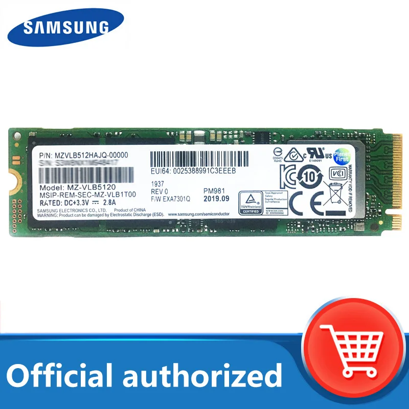 Samsung Ssd M 2 Pm981 256gb 512gb Solid State Hard Disk M2 Ssd Nvme Pcie 3 0 X4 Nvme Laptop Internal Disco Duro Tlc Pm 981 1tb Internal Solid State Drives Aliexpress