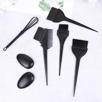 

8pcs/1 Set Professional Hair Coloring Kit DIY Hair Dye Bowl Hair Dying Board Hair Dye Comb Brush Dye Hair Tool for Barber Hairdr