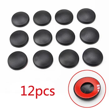 

Car Door Lock screw cap Protector Decor Auto 12pcs Interior Accessory Replacement Trim Automotive