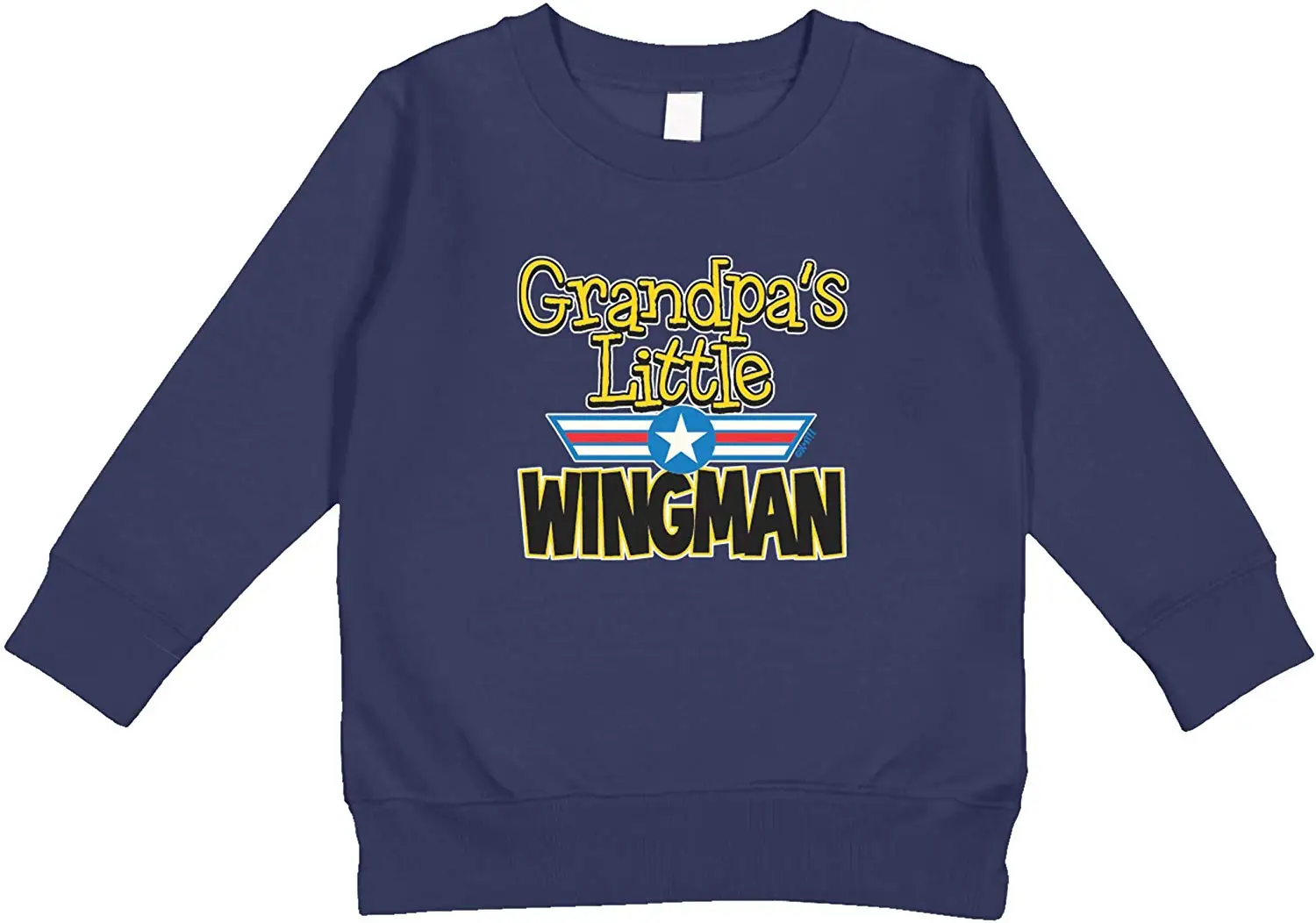Amdesco/Толстовка для малышей с надписью Grandpa's Little Wingman |