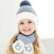 Детский вязаный комплект из 2 предметов со звездами для мальчиков и девочек, милая мягкая шапка+ шарф, шляпа от солнца для новорожденных, Sombrero# S