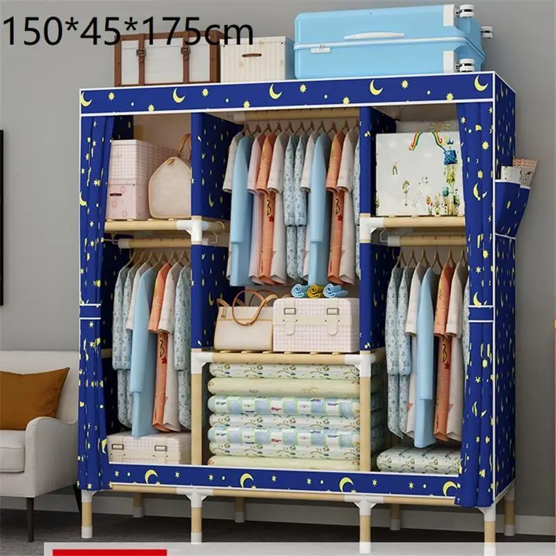 Version L Мебель для дома, спальни, гардеробная, полка, дальность, Armadio Guardaroba Mueble Guarda Roupa, шкаф, гардероб - Цвет: Version L