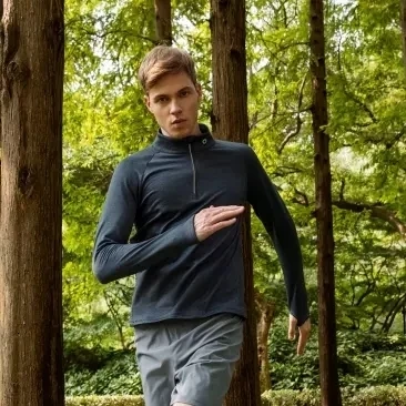 XIAOMI Amazfit, Мужская футболка с длинным рукавом, дышащая, быстросохнущая, замша, сохраняет тепло, осень, фитнес, бег