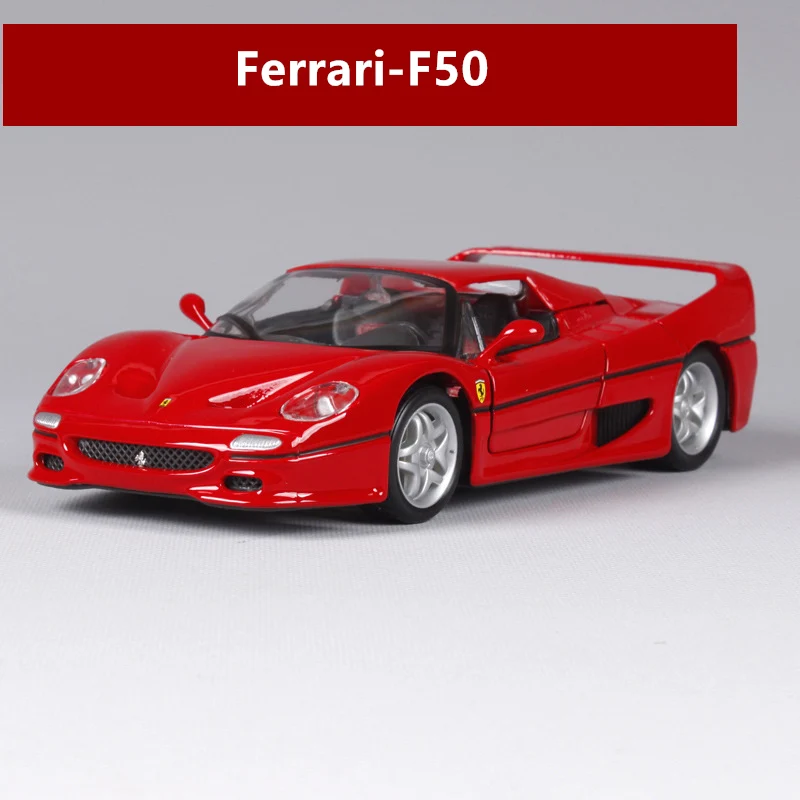 Bburago 1:24 Ferrari 599GTO модель автомобиля литье под давлением Металлическая Модель Детская игрушка бойфренд подарок имитация сплава автомобиль коллекция - Цвет: F50