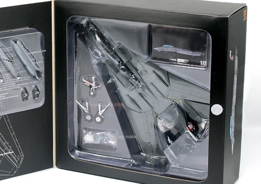Тонкий 1/72 США f-14b истребитель VF-103 пиратский флаг эскадрилья Готовая модель сплава переменная метание крыло