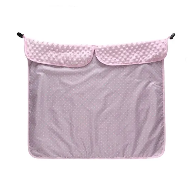 75X75cm pink Детское одеяло, зимнее мягкое одеяло для новорожденных, стеганое утепленное ветрозащитное пеленка для сна, накидка для детской коляски, коляски, коляски - Цвет: 75X75cm pink