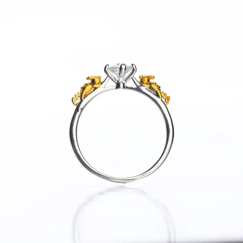 Hot Men Woman Cosplay Anime Ring Finger Pokemon Pikachu Crystal Unisex Rings Jewelry Gift for Friends Family | Тематическая одежда