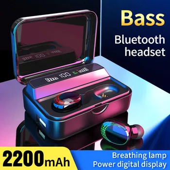 

TWS Wireless Earpiece Bluetooth 5.0 Earphones sport Earbuds Headset With Mic For smart Phone