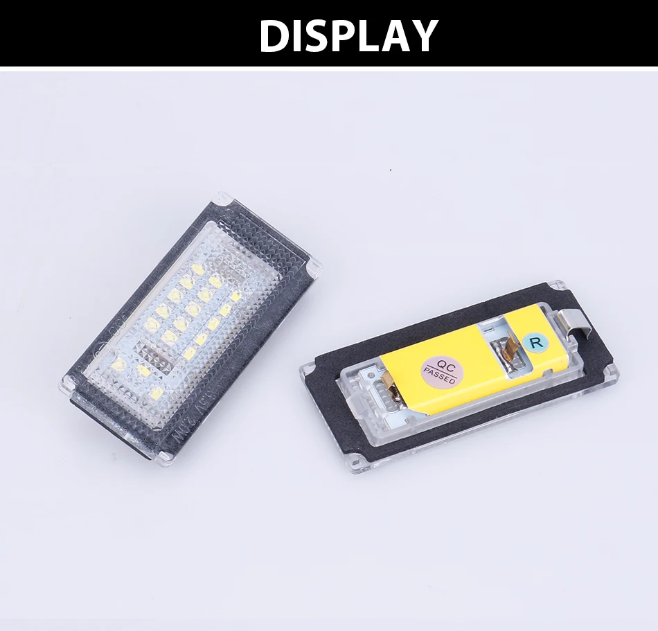 CARLitek Tail 18Led Licesen номер света белый 12 В Освещение номерного знака автомобиля для Mini Cooper S R50 R52 2004-2008