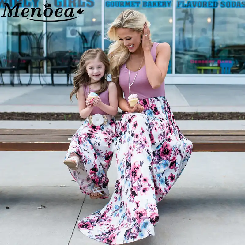 Mother and daughter frock design Outlet