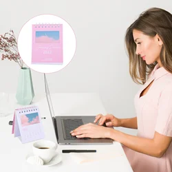 Mini calendrier Portable 2022, 1 pièce, Style Station de vente de voyage, pour bureau 