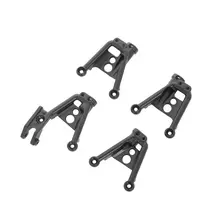 4PCS Metal Shock Damper Tower Mount Hoops Bracket for AXIAL SCX10 II 90046 90047 R9UE