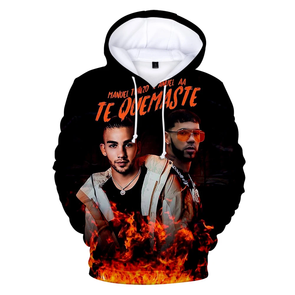 Anuel AA Real Hasta la Muerte, толстовки в стиле хип-хоп для женщин/мужчин/детей, Kawaii, забавная толстовка с капюшоном, свитер, унисекс, спортивный костюм, Черная пятница