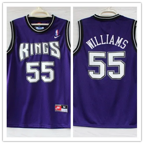 Sacramento De'Aaron Fox Marvin Bagley Chris Webber Джейсон Вильямс баскетбольные майки для мужчин camiseta maillot - Цвет: Небесно-голубой