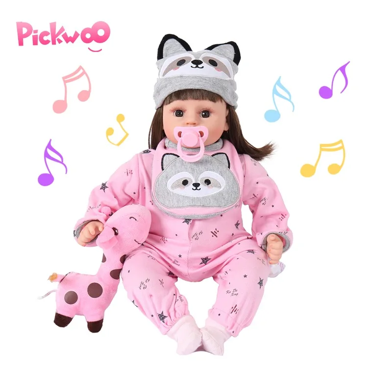 Пикву Милая принцесса хлопковое тело кукла младенец мягкая виниловая с