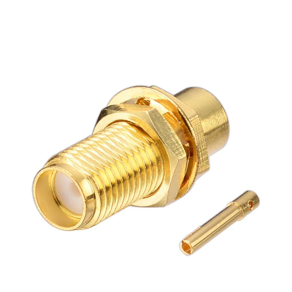 SMA Male Straight RF Coaxial Connector for Semi Rigid Cable