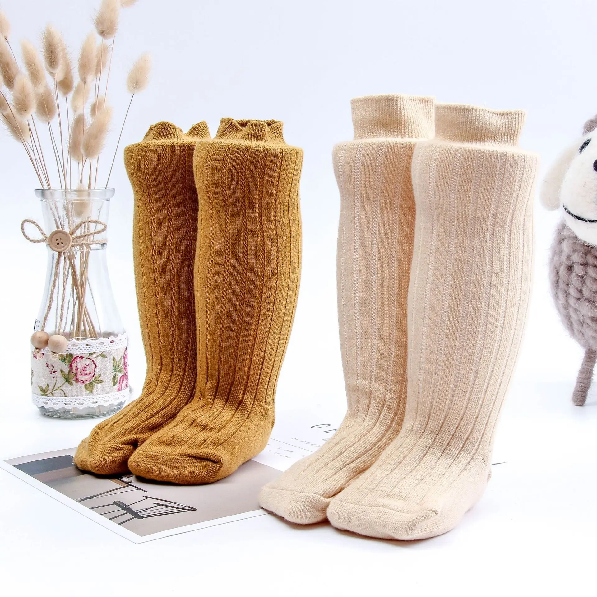 

2018 CHILDREN'S Socks Wholesale xiao tong wa Stripes Cotton Hose Men And Women Children Sports Fashion Socks over-the-Knee Socks