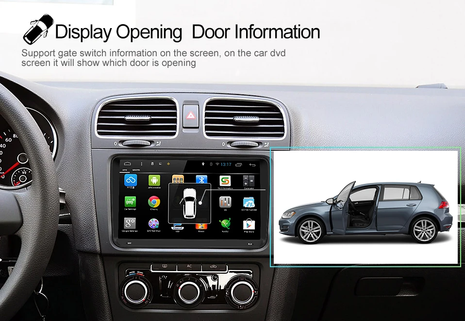 Sale Octa Core IPS screen car dvd for vw passat b7 b6 golf 5 polo tiguan octavia rapid fabia with gps navigation radio player 12