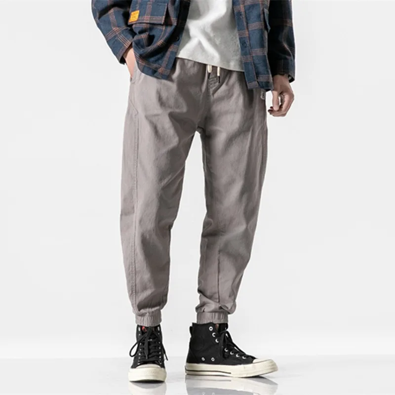 

Loose Mu Cool Spring Clothing New Style Japanese Style Street Fashion Ankle Banded Pants BOY'S Loose-Fit Versatile se pin jie Ca