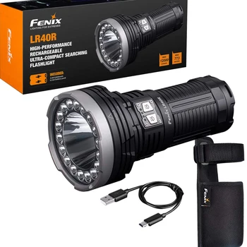 

12000 Lumens Fenix LR40R High-performance Rechargeable Ultra-compact Searching Flashlight with Li-ion Battery Pack