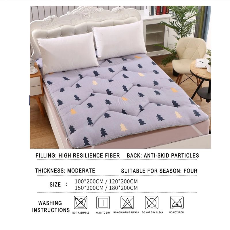 Non-slip Light Mattress Household Hotel Bedding Protection Pad Student Folding Tatami Mattresses Floor Ground Sleeping Mat
