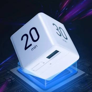 

Cube Timer-Kitchen Digital Alarm Clock Countdown Gadgets Stopwatch Egg Cooking Shower Study Sports Timer Tea Decoracion
