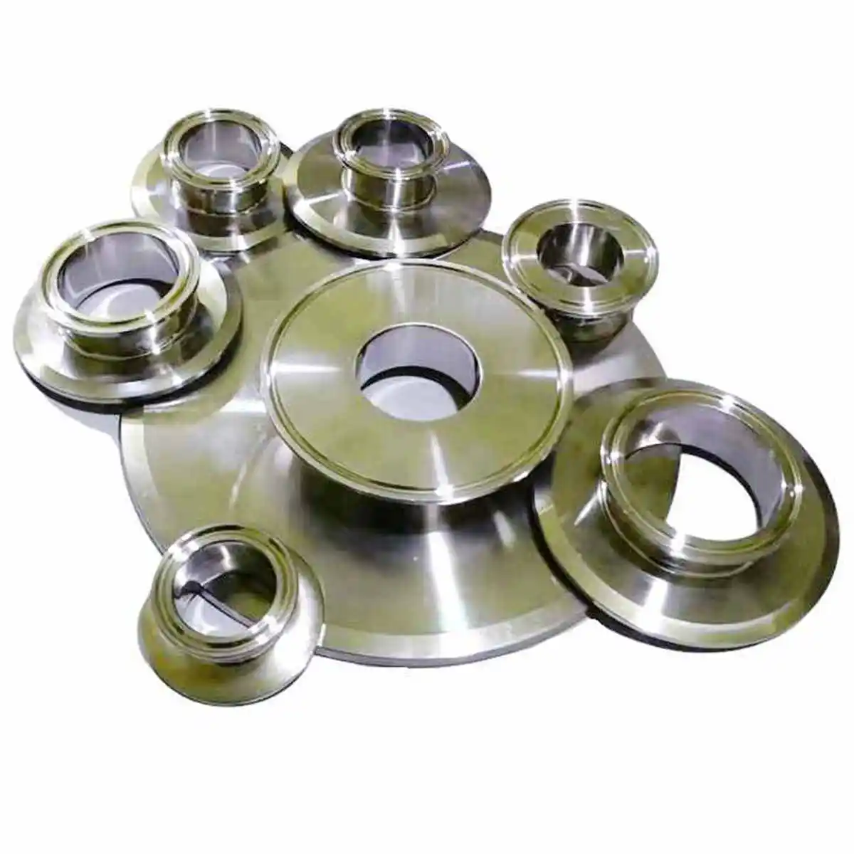 Tri Clamp Reduce 1.5" 2" 2.5" 3" 3.5" 4" 5" 6" 7" 8" Ferrule O.D Reducer 304 Stainless Steel Sanitary Pipe Fitting Homebrew