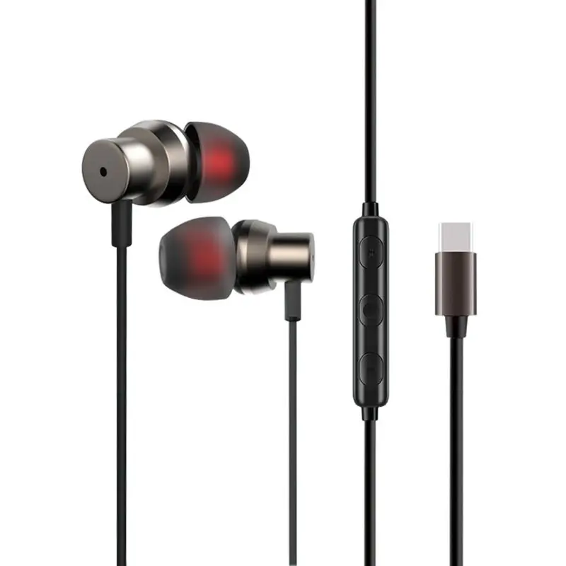 USB 3,1 type C наушники-вкладыши mi crophone регулятор громкости для Xiaomi mi 6 8 mi x 2 Note 3 huawei mate 20/10 P20