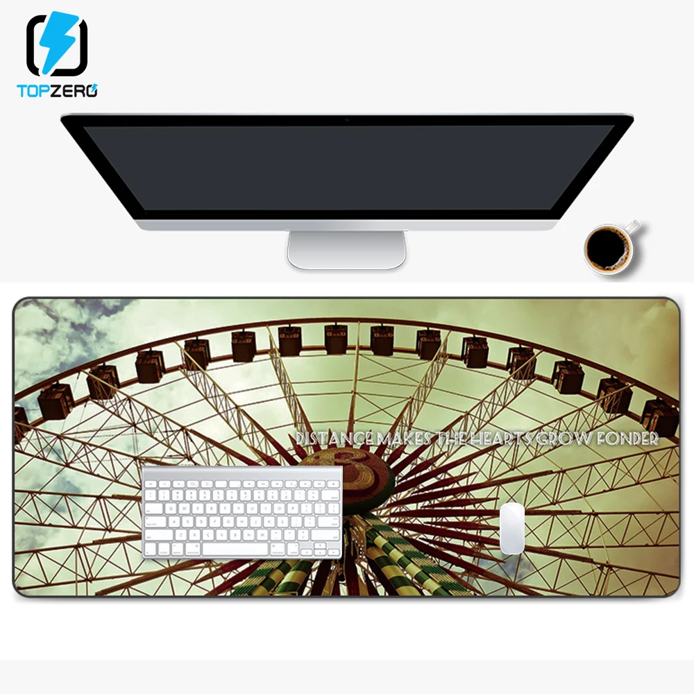 

Western style MousePad Large Locking Edge Speed Game Gamer gaming Mouse pad Soft For CSGO Dota 2 LOL Laptop Notebook mat 80*30cm