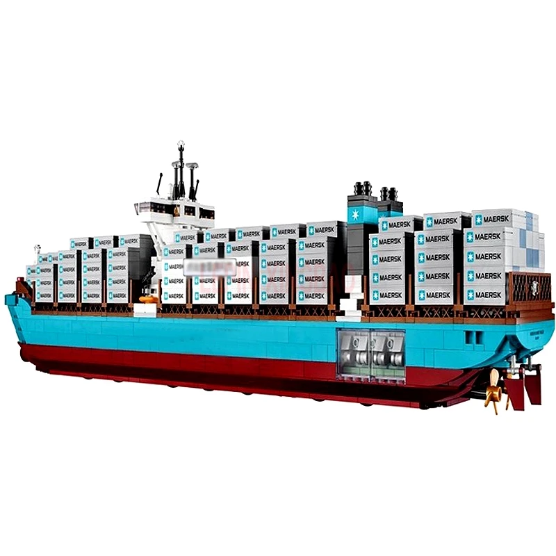 LP 22002 Technic наборы Maersk грузовой контейнер корабль набор строительные DIY блоки кирпичи Детский обучающий leleleings игрушки Клон 10241