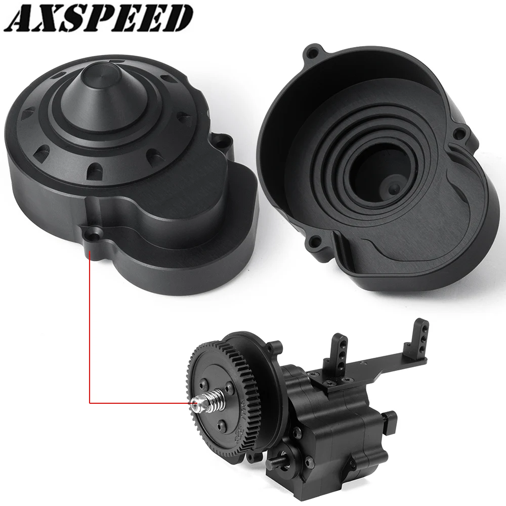 Крышка коробки передач AX SPEED Metal 2 Speed для 1:10 RC Crawler AXIAL Wraith 90048 RR10 аксессуары |