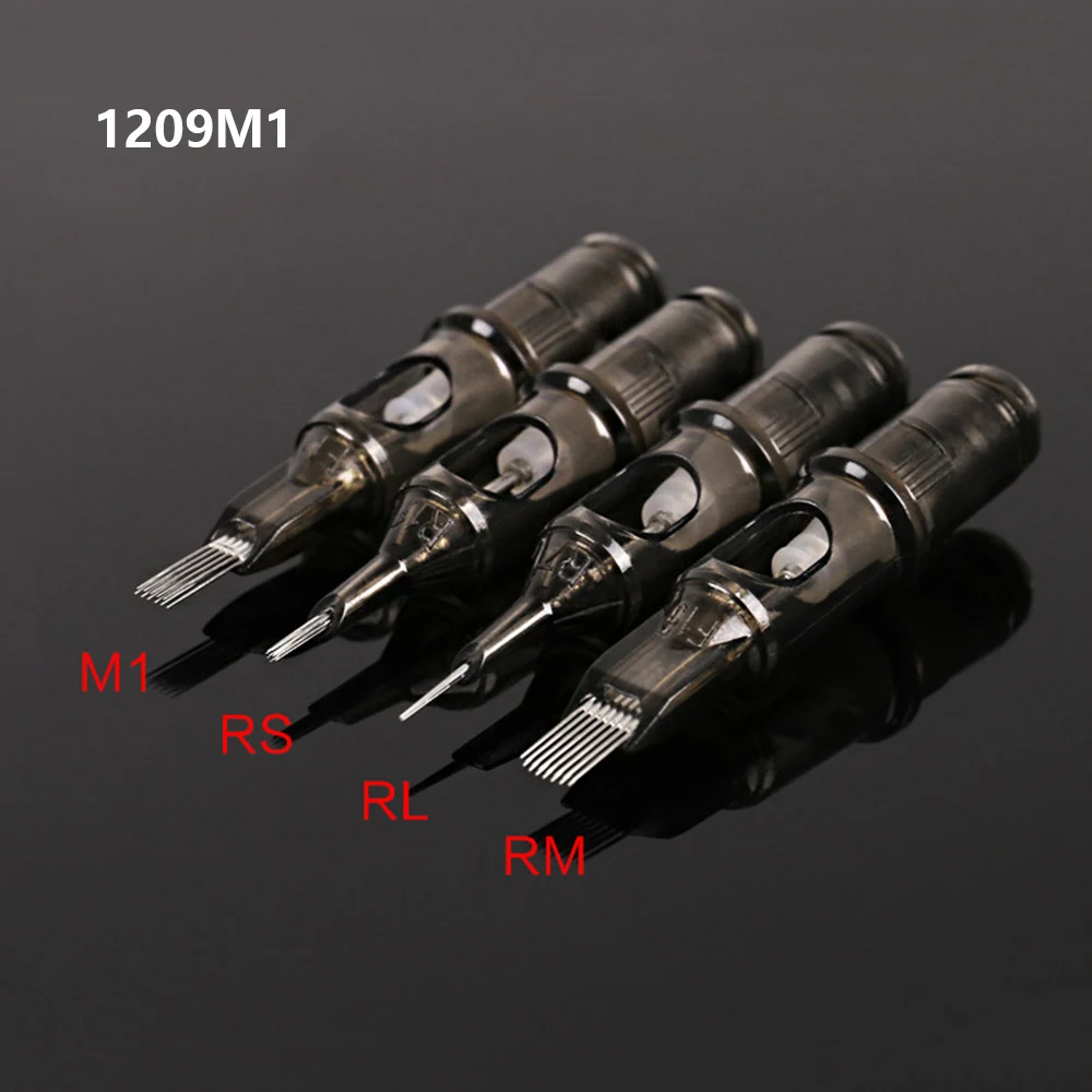 1209M1 Hotest 20pcs Disposable Tattoo Cartridge Needles Tattoo Makeup RL/RS/M1/CM For Tattoo Machine Original Filter Tattoo Needles - Габаритные размеры: 1209M1