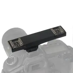 1 до 2 ttl Горячий башмак расширение Кронштейн держатель крепление адаптера для Nikon D/F серии/Olympus/Canon EOS цифровой зеркальной камеры