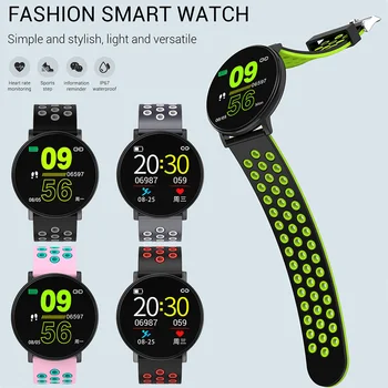 

W9 Smart Watch 1.3In Screen Bracelet Heart Rate Monitoring Smart Band Sports Fitness Tracker Smart Watch for Apple Iphone