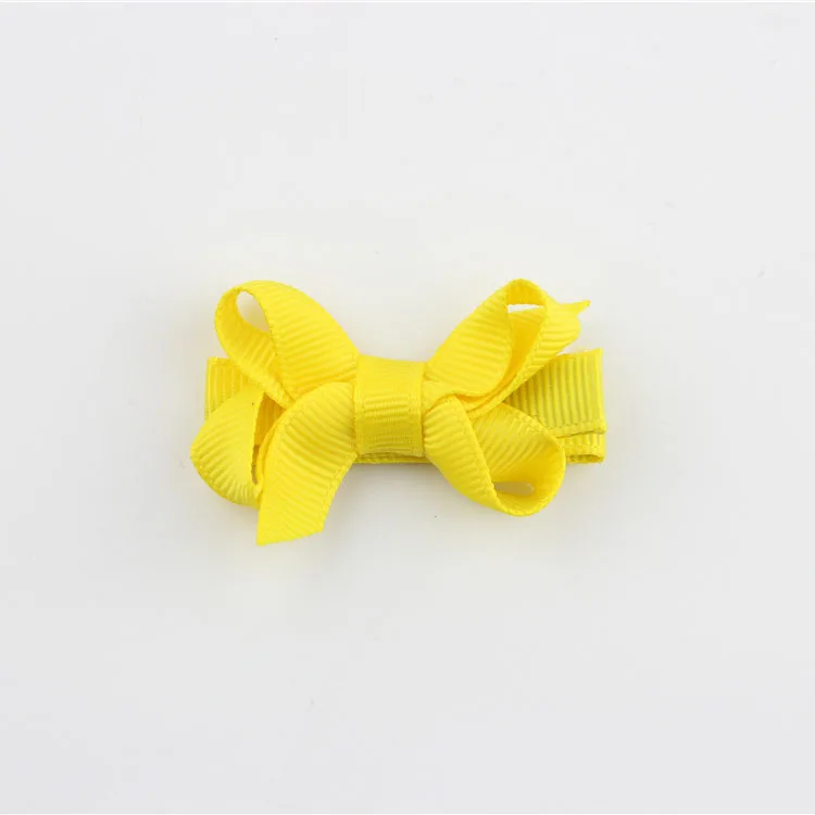 a18 Yellow 1 шт.; Новинка; Детская повязка на голову с цветами и бантами; заколка для волос; Детские аксессуары для девочек; ; ZYAA1724 - Цвет: a18 Yellow