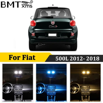 

BMTxms Canbus Car LED Interior Light License Plate Light Kit For Fiat 500L 2012- 2018 Auto Accessrios Lighting Bulb No Error
