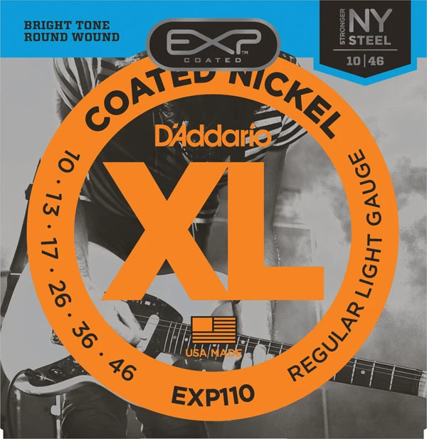 daddario　EXP120　D'addarioコーティングされたエレキギター弦、ライト/超軽量EXP110　AliExpress