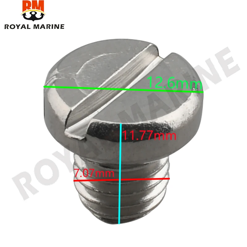 Outboard Engine Parts Stainless Steel Plug Marine Screw For Yamaha Outboard Boat Engine 90340-08002-00
