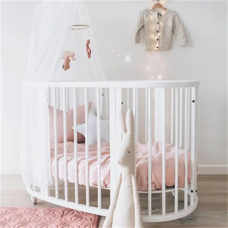 Cama de bebé de lujo ecológica, redonda de UE, cama de juego de bebé multifuncional, circulares de maciza, silla, Mesa|baby crib|baby cribs brandsgame bed - AliExpress