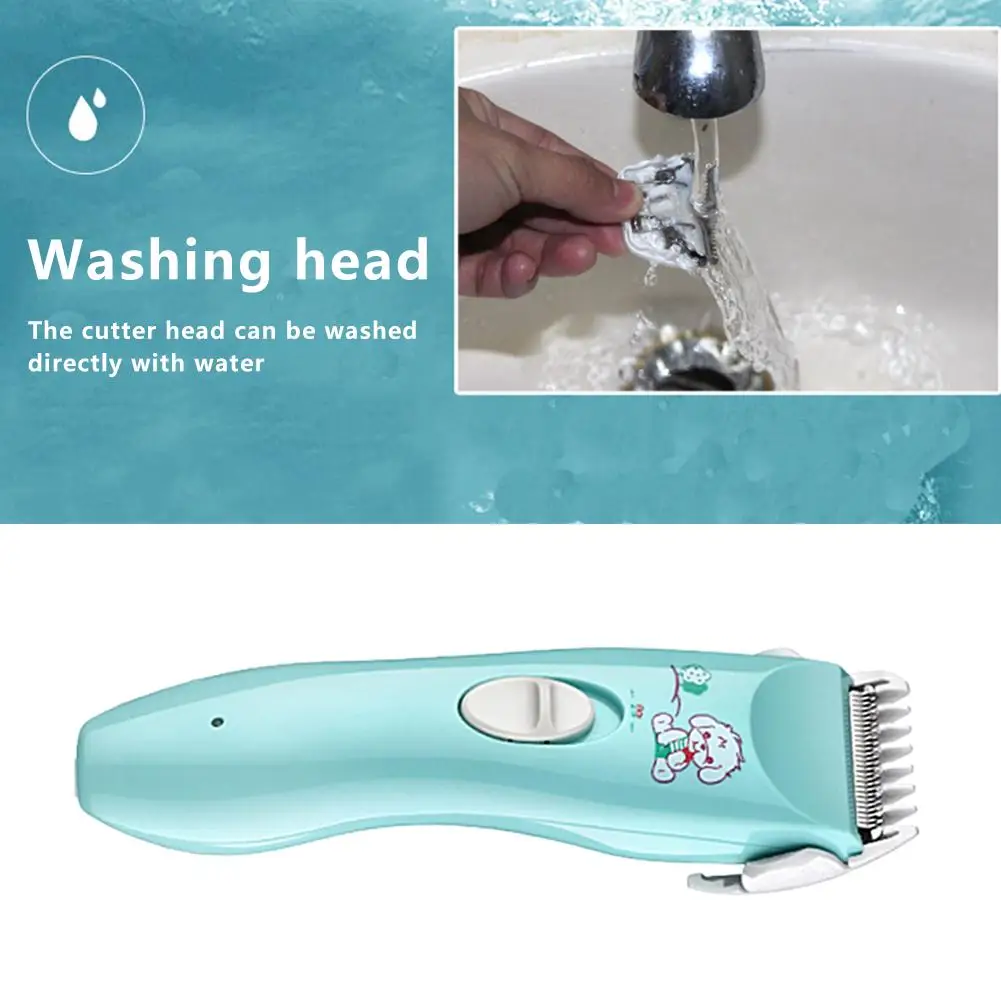 Baby Hair Trimmer Electric Hair Clipper USB Baby Shaver Cutting Baby Care Cutting Remover Rechargeable Quietkids Hair Cutting images - 6