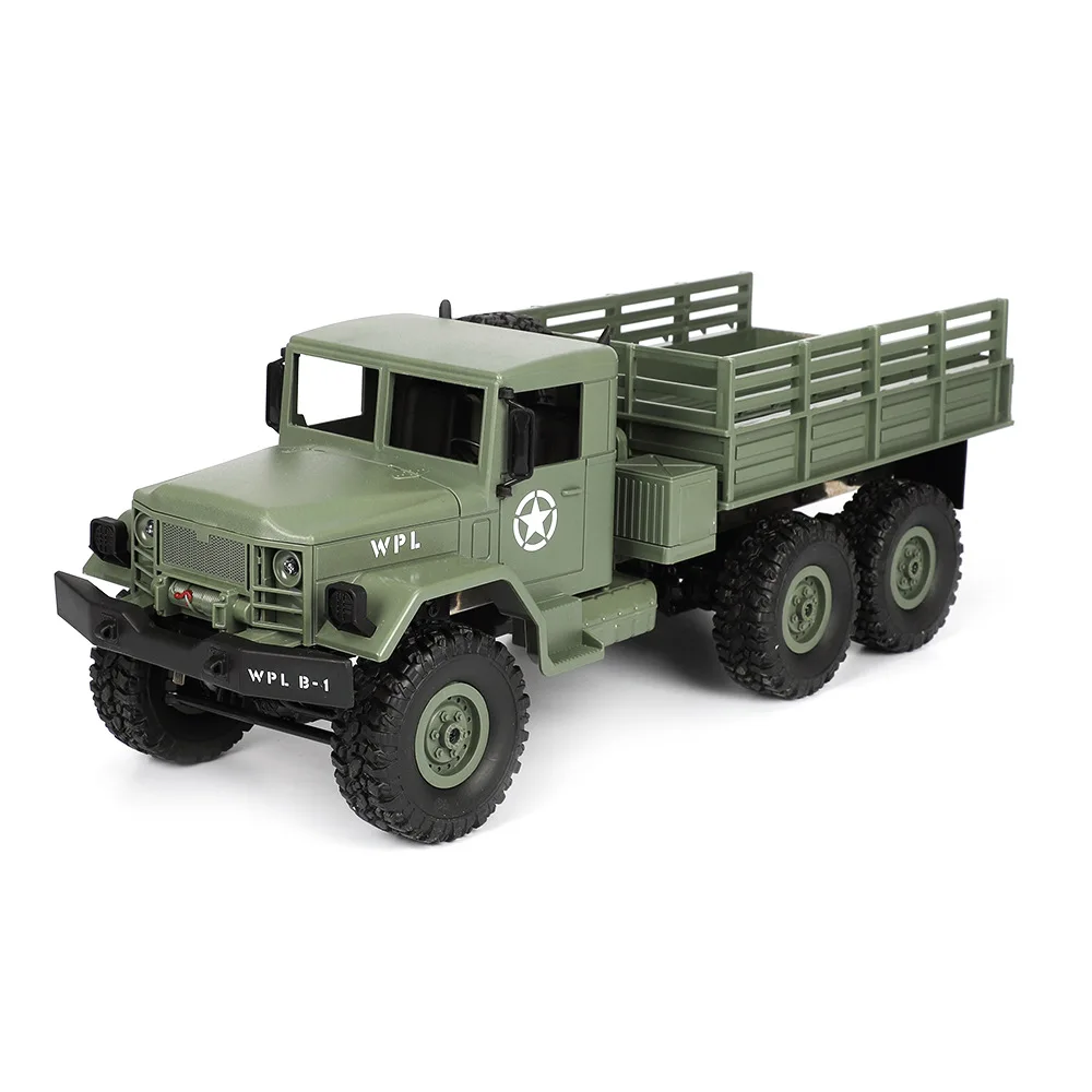 1:16 RC грузовик RC гусеничный автомобиль 6WD 2,4G мини внедорожный автомобиль с дистанционным управлением 15 км/ч Максимальная скорость мини RC монстр грузовик - Цвет: Армейский зеленый