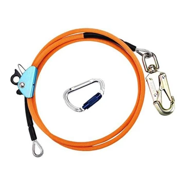 

3.6Mx12Mm Steel Core Turning Line Kit, Adjustable Climbing Positioning Rope Suitable for Arborists and Climbers